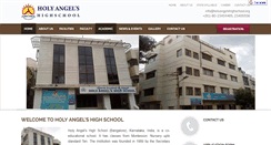 Desktop Screenshot of holyangelshighschool.org